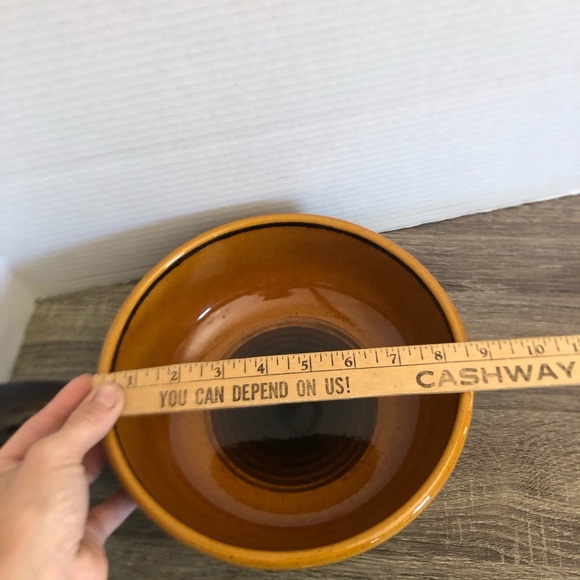 Vtg Landert Stoneware Fondue Pot - Picture 9 of 10